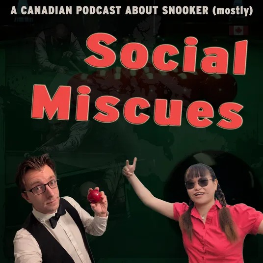 Social Miscues cover art: Randall and Cathy either side of the show title.